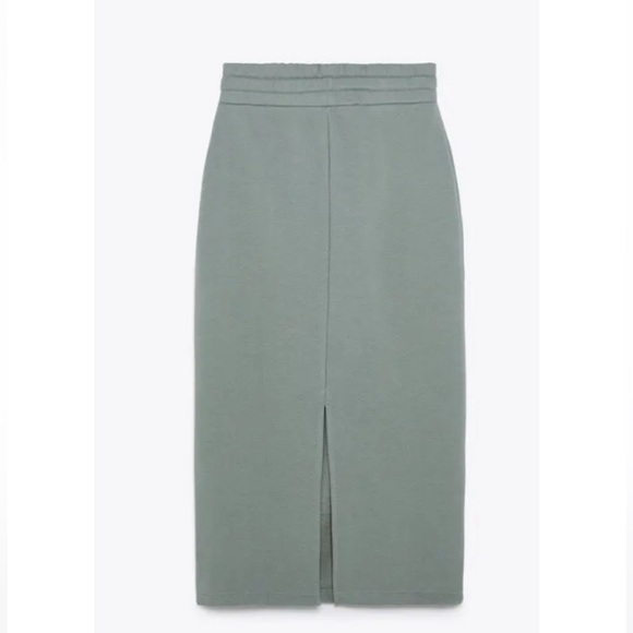 Zara fleece lined midi skirt - Picture 2 of 6